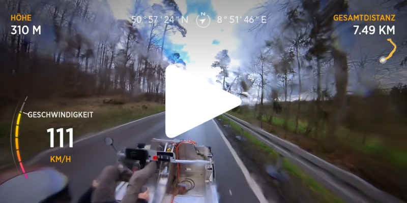 TWIKE 5 moving forward