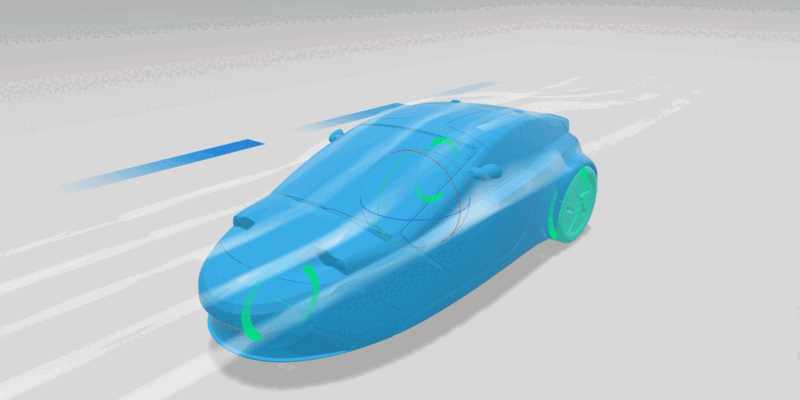 TWIKE 5 in wind tunnel