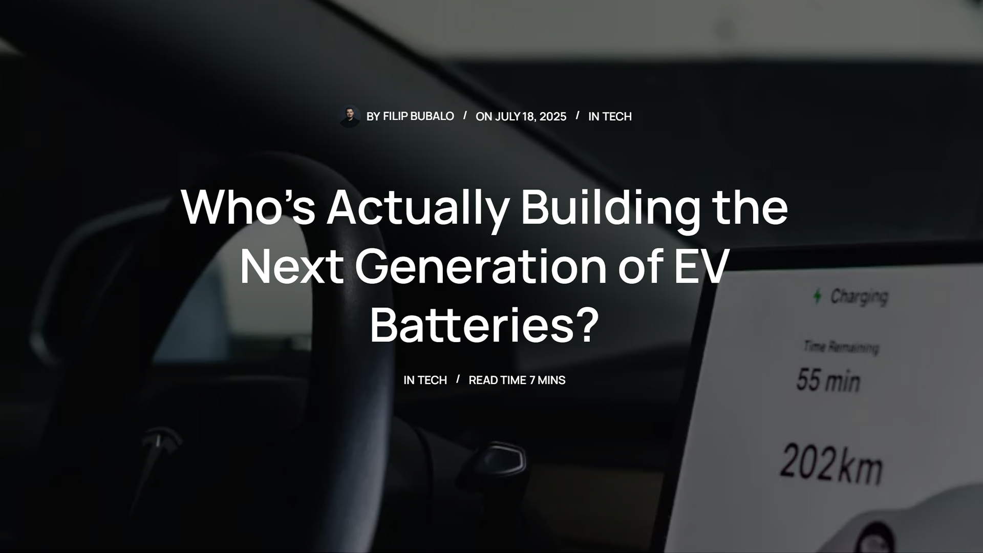 twike article on charging stack