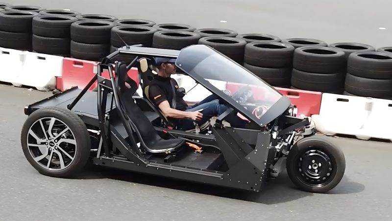 twike 5 driving chassis in action in selm for mobility day in june 2026