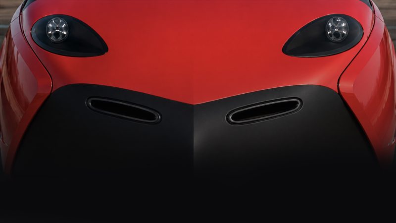 the new aerodynamic concept of TWIKE 5 the falcon front